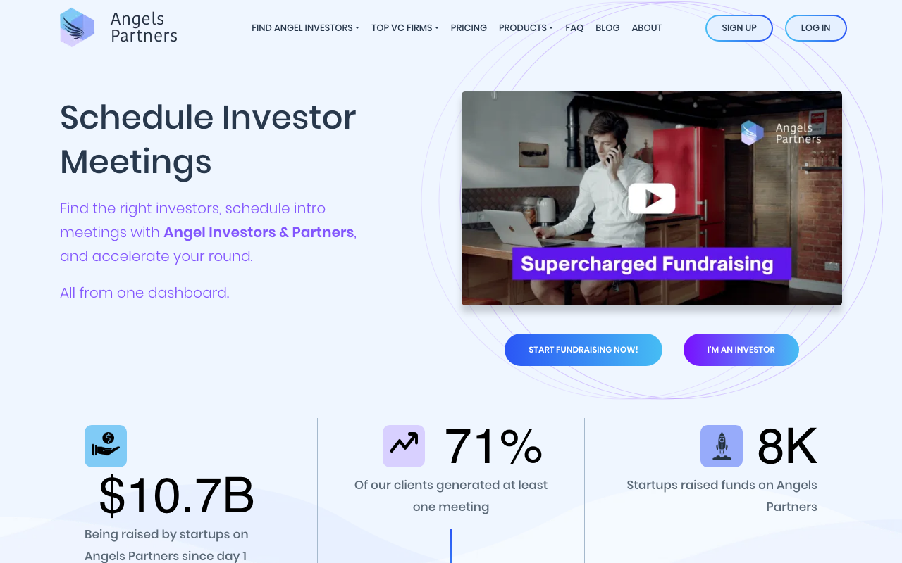 Angels Partners — Find and connect with 120,000+ investors